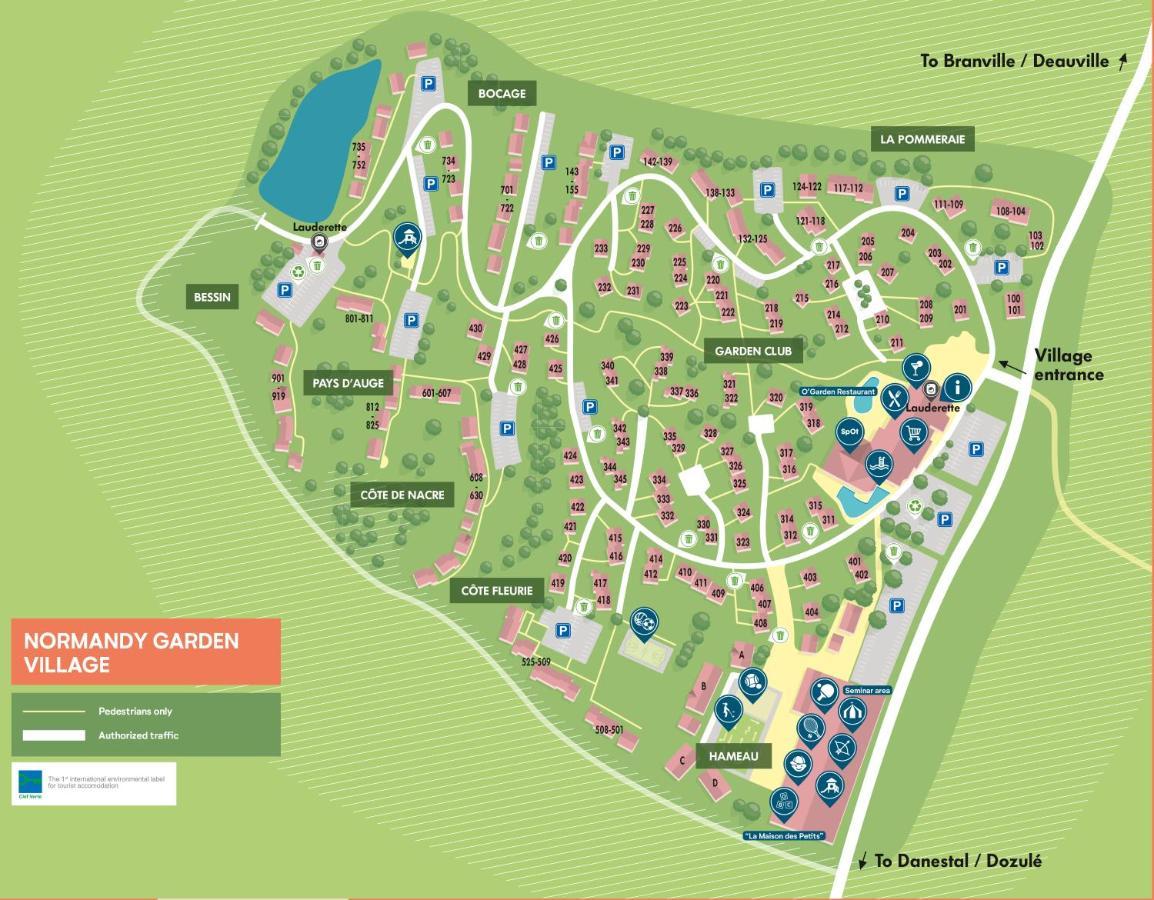 Village Pierre & Vacances Normandy Garden ブランヴィル エクステリア 写真